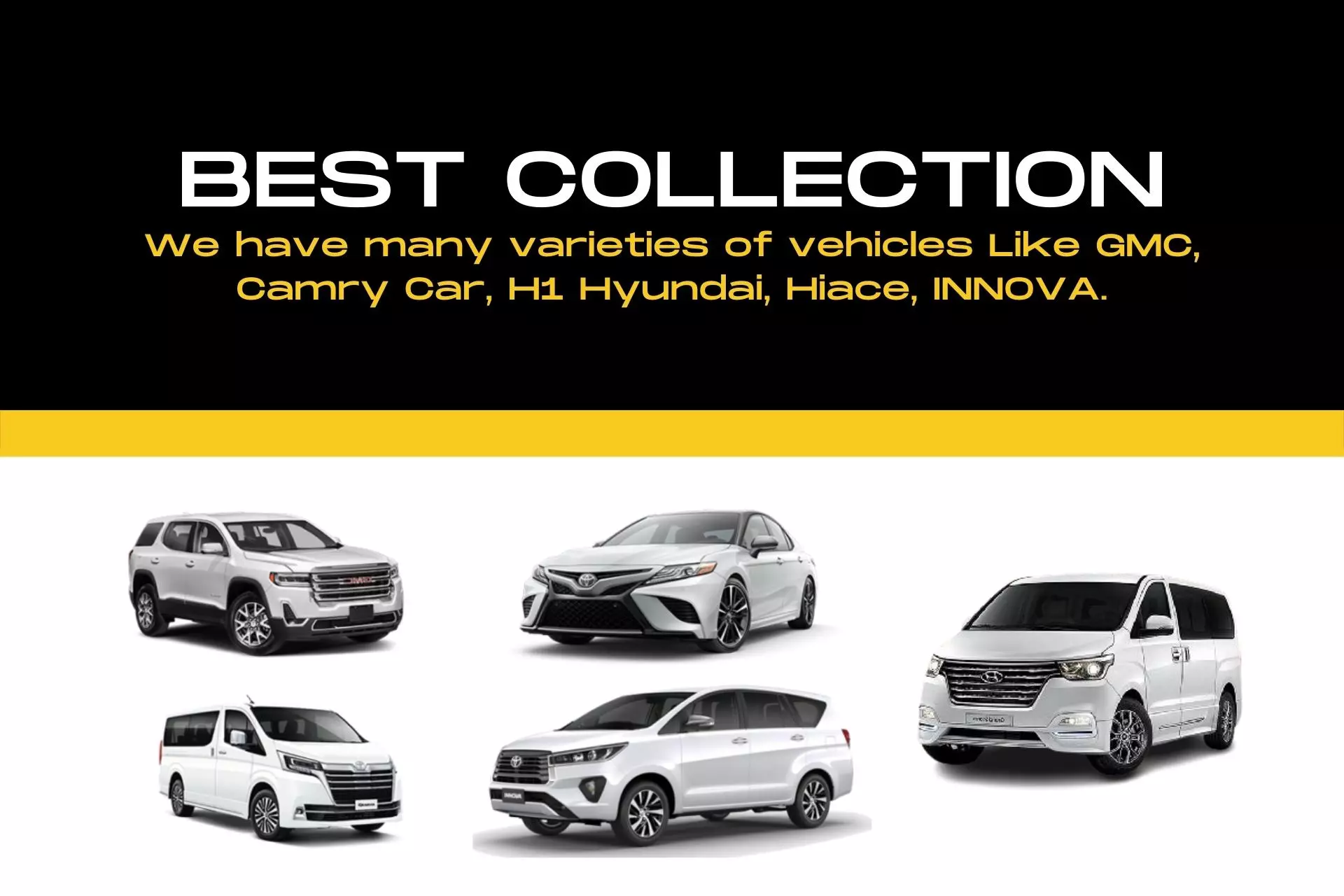 Variety Of Umrah Taxis